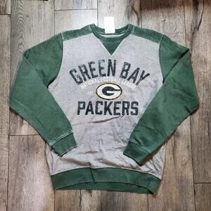 NFL Blitz Burnout Sweater Green Bay Packers Large